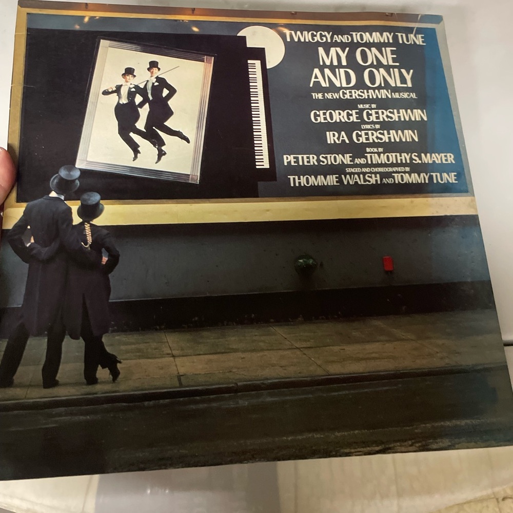 Vintage Twiggy and Tommy Tune my one and only vinyl record